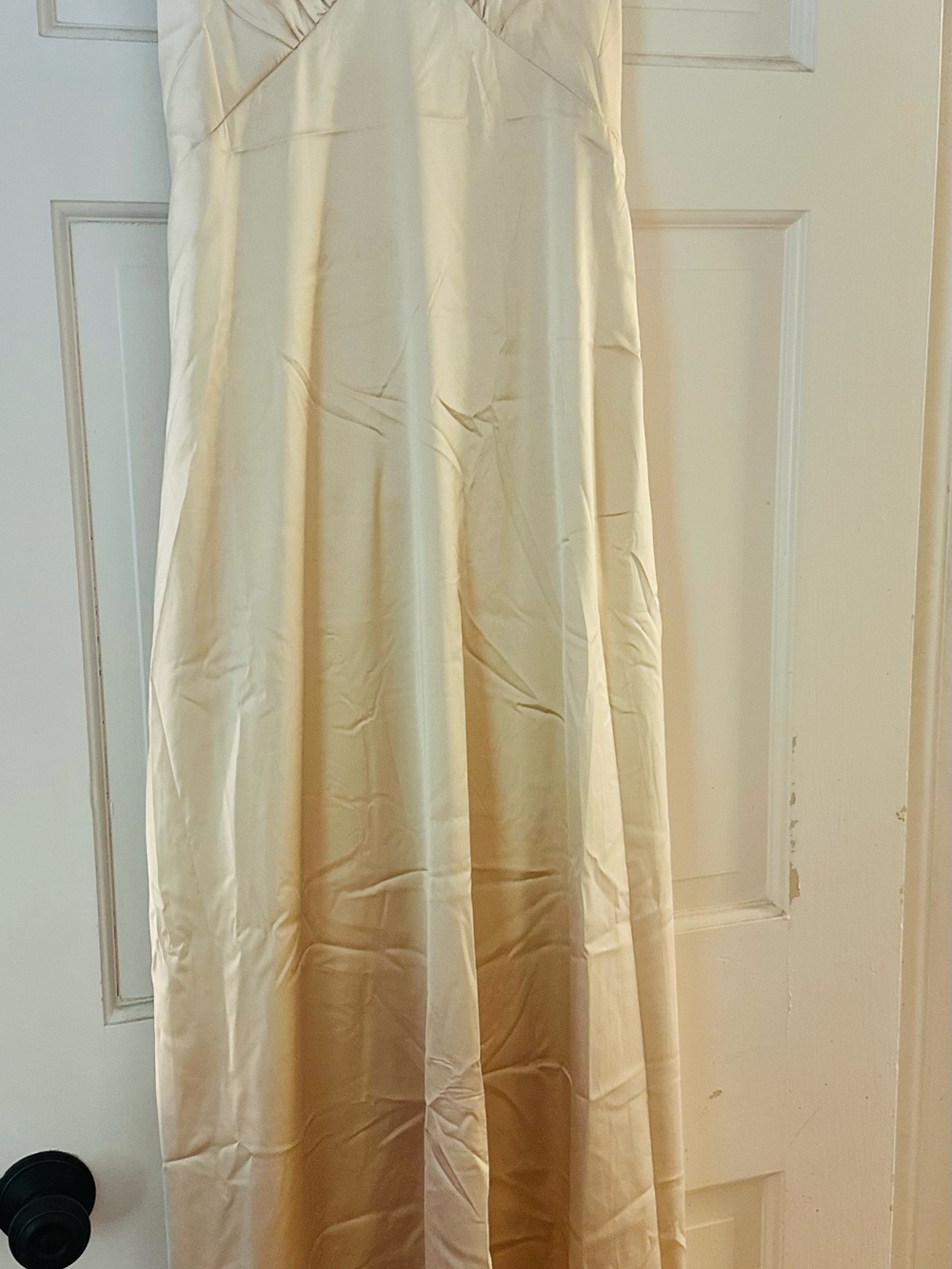 Butter yellow wedding guest dress